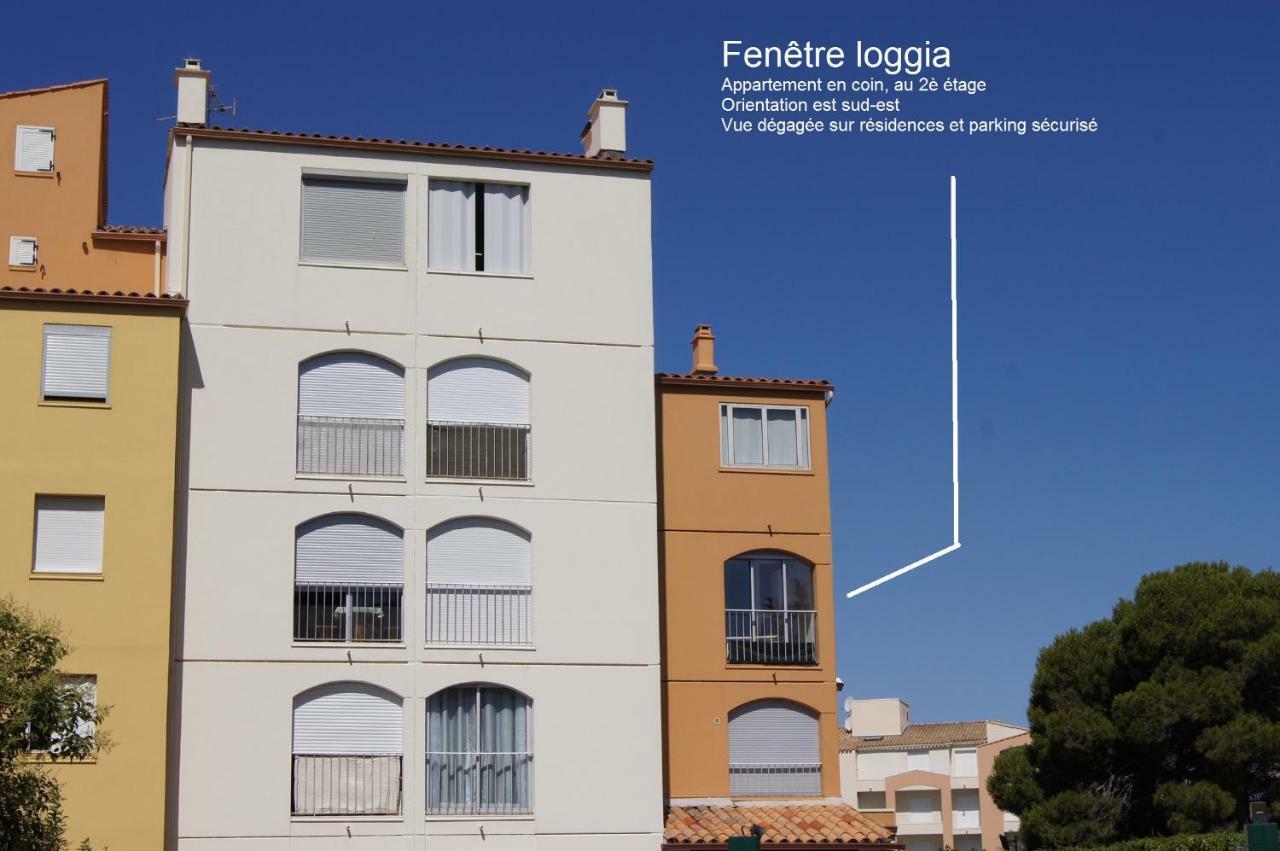 Lara 1 - Grand T2 Loggia Sans Vis-A-Vis Parking - Pres Centre-Port, Ile Des Loisirs, Plage Richelieu Agde Exterior foto